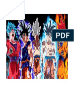 Goku Varias Transformaciones