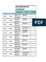 Jadwal Posyandu Dan MR September