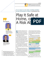 Case Study: Play It Safe at Home, or Take A Risk Abroad?