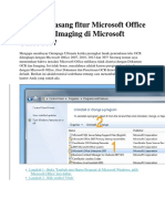Cara Memasang Fitur Microsoft Office Document Imaging Di Microsoft Office 2007