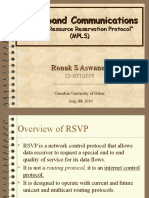 Ronak - RSVP Resource Reservation Protocol