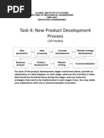 Task 4: New Product Development Process: (10 Marks)