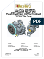 Installation, Operation, Maintenance, Repair and Troubleshooting Instructions For THE ZSE Fire Pump