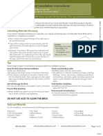 Brick Installation Instructions: Calculating Materials Necessary