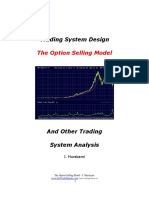 Trading System Design - The Options Selling Model