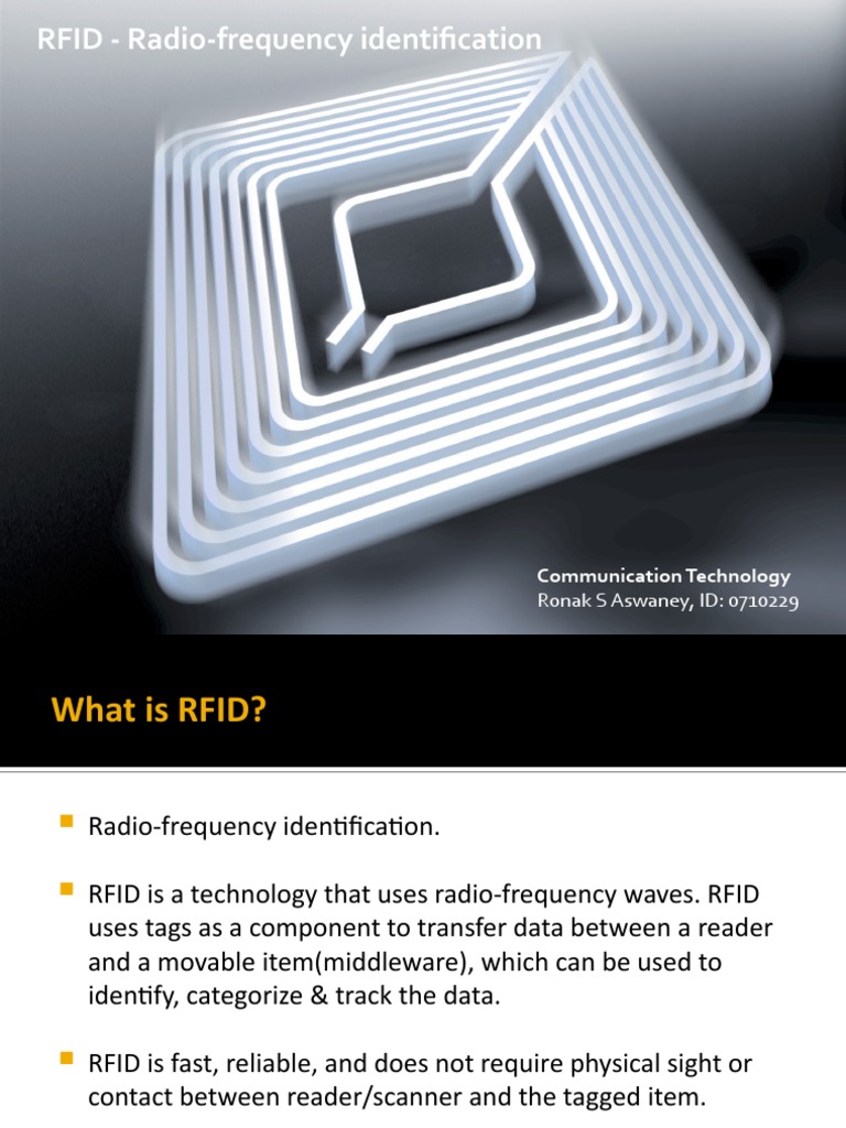 Understanding RFID Technology Basics | PDF | Radio Frequency ...