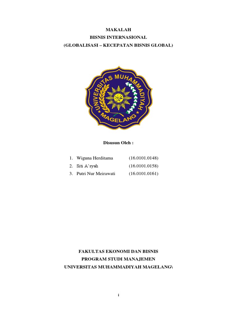 Makalah Bisnis Internasional Revisi Docx
