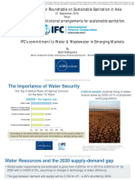 IFC's Commitment To Water & Wastewater in Emerging Markets