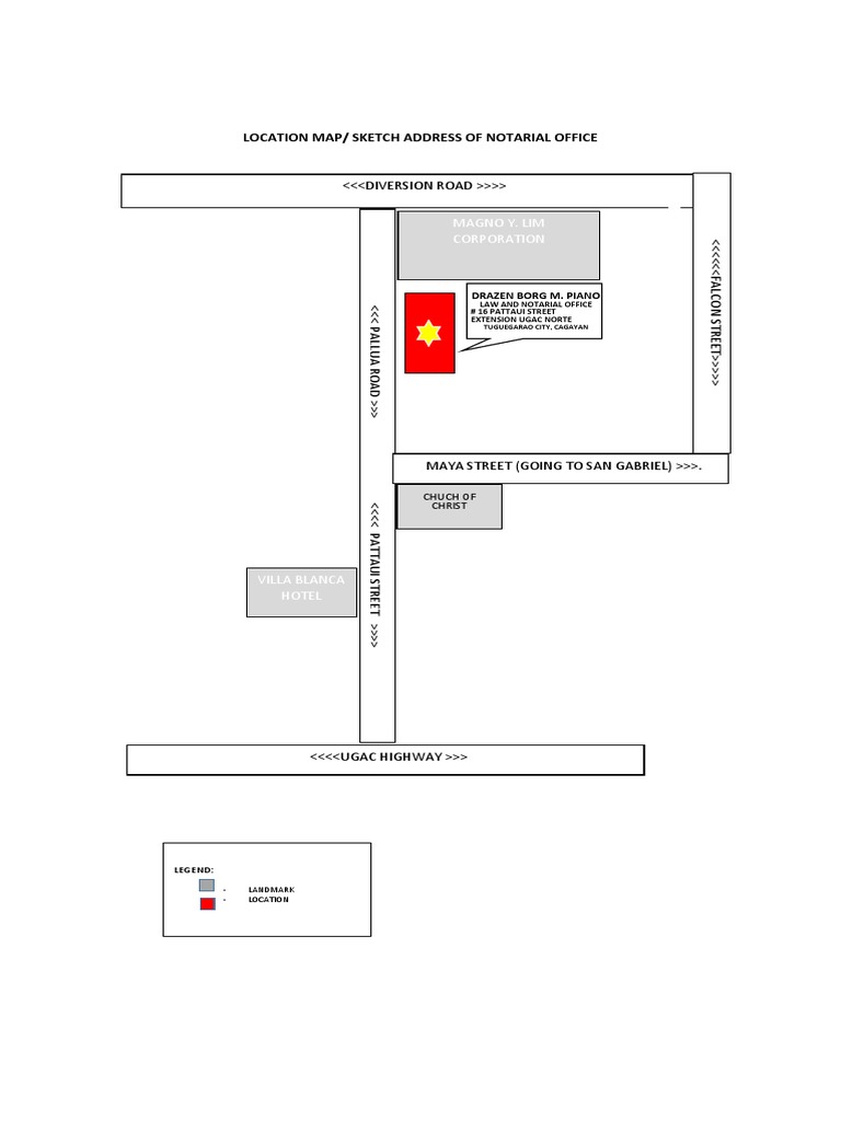 Notarial Office Location Map | PDF