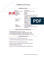 CV & Certificate PDF