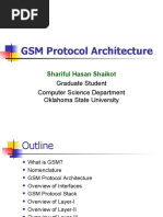 GSM Protocol Architecture: Shariful Hasan Shaikot