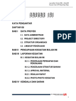 Daftar Isi Laporan Bulanan