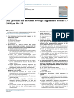 CME Questions For European Urology Supplements 17 (2018) Pp. 80-125