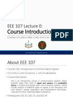 EEE 107 Lecture 0:: Course Introduction