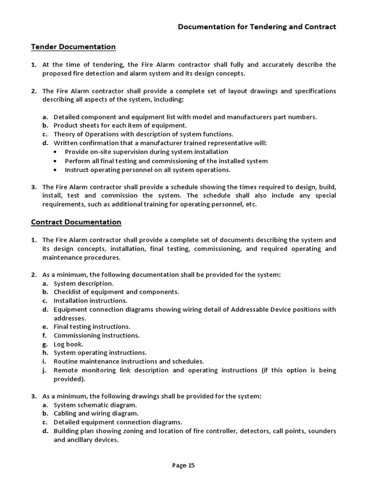 Documentation For Tender and Contract | Download Free PDF | System ...