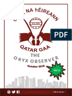 Oryx Observer - October