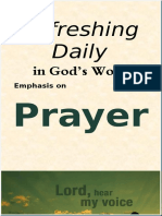 Emphasis on Prayer  October 2018 