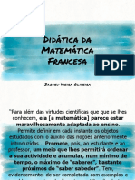 Didática Da Matemática Francesa e Álgebra