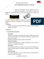 Producción de Lubricantes en Bolivia y Aditivos - Mijael Ramos