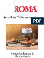 Aeromatic Convection Oven: Instruction Manual & Recipe Guide