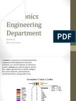 Basic Electronics [Course Summary I Think]