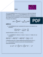 DISTRIBUCIÓN BINOMIAL