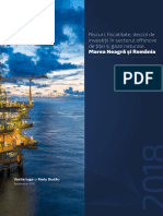 Riscuri, Fiscalitate, Decizii de Investiții În Sectorul Offshore de Țiței Și Gaze Naturale. Marea Neagră Și România
