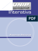 Processos decisórios: tomadas de decisão em organizações