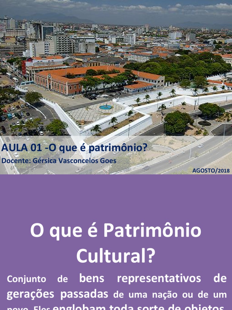 Entendendo o Patrimônio Cultural | PDF | Museu | Herança cultural