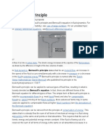 Bernoulli's Principle: Law of Large Numbers Ordinary Differential Equations Bernoulli Differential Equation