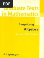 Algebraic Geometry - R. Hartshorne | PDF