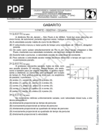 1 Certificacao - 1 Turno - Gabarito - 1 Serie - 2011