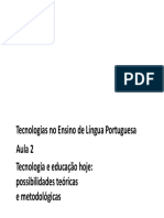 Tecnologias No Ensino Da Língua Portuguesa AULA 2
