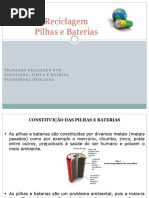 Reciclagem de Pilhas e Baterias 