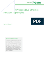 A Review of Process Bus Ethernet Network Topologies