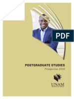 Postgraduate Studies Prospectus 2018 PDF