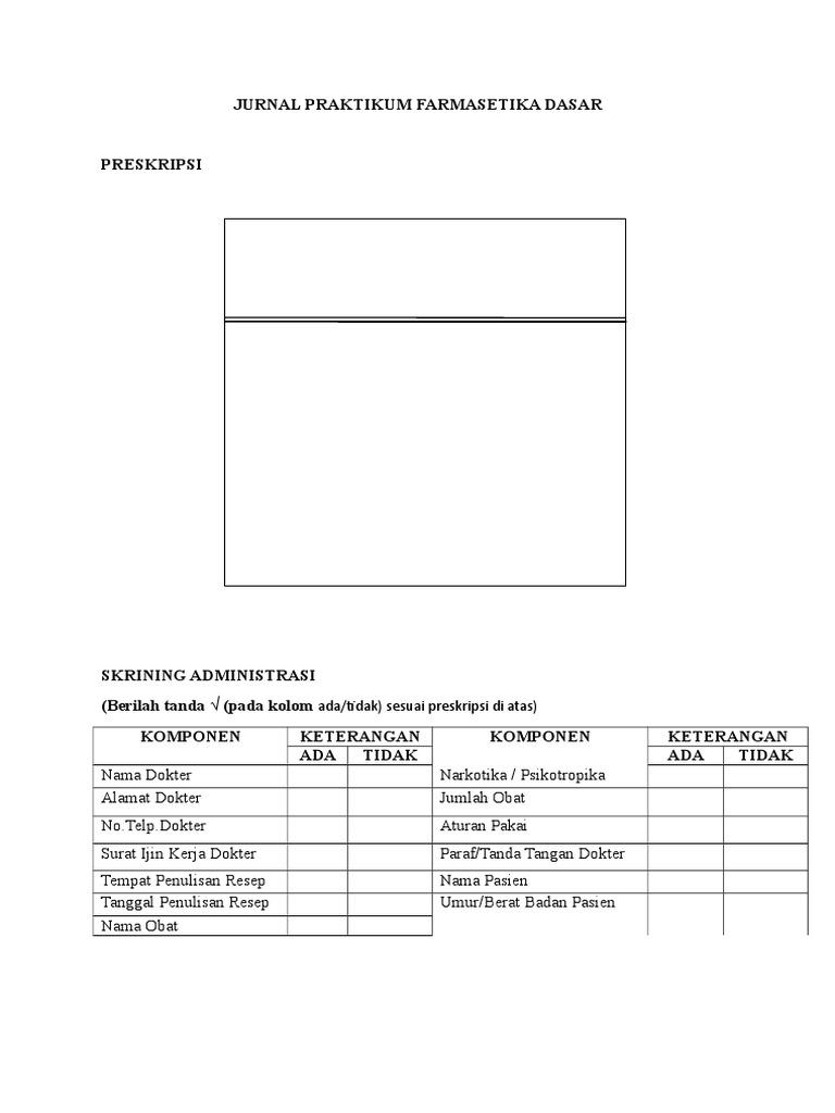 Jurnal Praktikum Farmasetika Dasar 2016 2017 Pdf