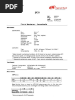 Ingersoll Rand Compressor - 2475 Engineering Data Sheets