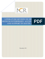 Literature Review on SME Access to Credit in South Africa_Final Report_NCR_Dec 2011.pdf