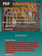 PowerPoint4 The Byzantine Empire