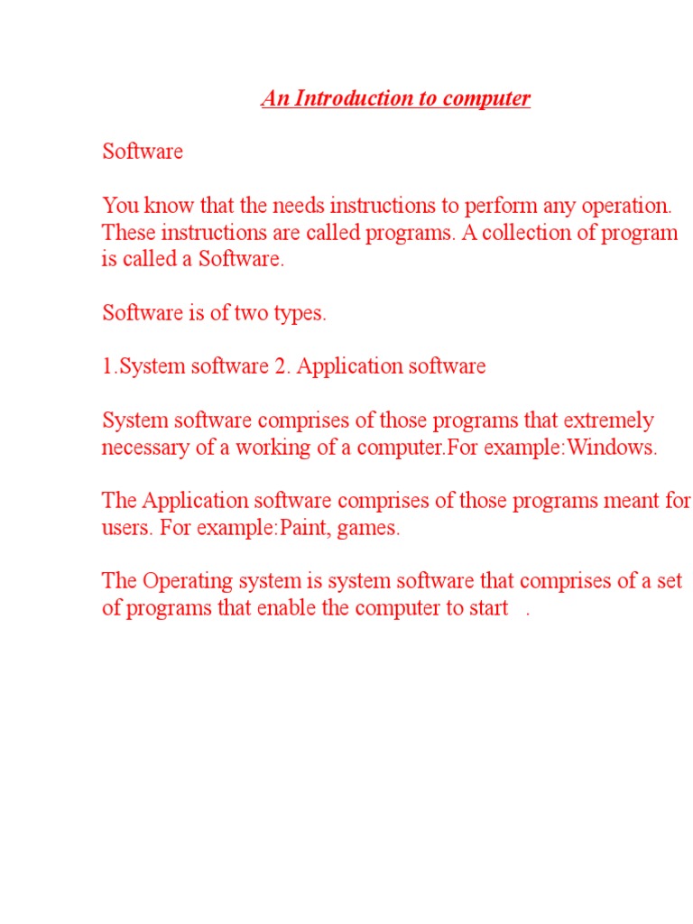 Understanding Software Types | PDF