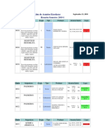 Listado de Clases y Salones de Semestre 2019-1 para Revisar Disponibilidad de Salones