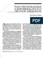 JARDIM, José Maria - As novas tecnologias da informação e o futuro dos arquivos - EHv5n10.pdf