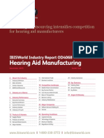 OD4068 Hearing Aid Manufacturing Industry Report PDF