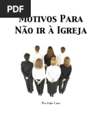 Motivos Para Nao ir a Igreja