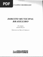 Direito Municipal Brasileiro Meirelles 18.Ed