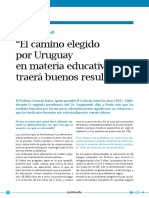 El Camino Elegido Por Uruguay en Materia Educativa No Traerá Buenos Resultados