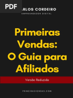 Primeiras Vendas