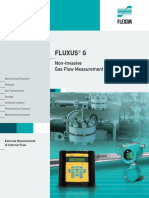 Fluxus G: Non-Invasive Gas Flow Measurement