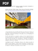 A Questão Da Habitação Social No Ensino de Projeto Integrado Ao Desenho Urbano